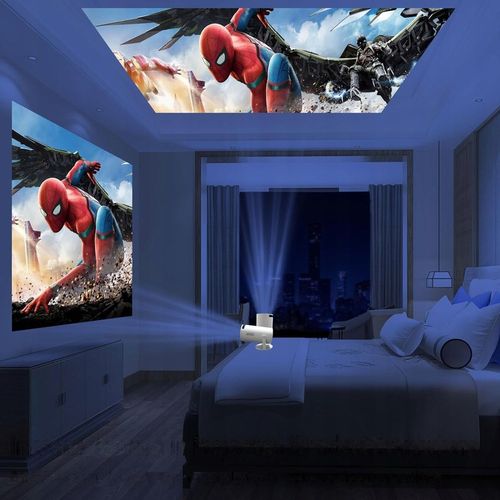 PRZENOŚNY MINI PROJEKTOR ANDROID WiFi RZUTNIK 360 FULL HD 4K Bluetooth na Arena.pl