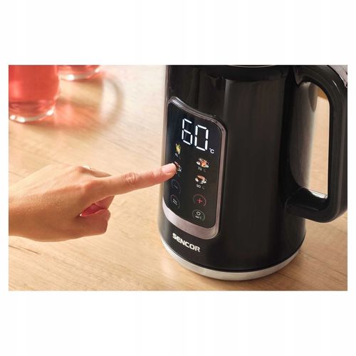 Czajnik elektryczny bezprzewodowy Sencor 2200W 1,7L LED ustawianie temp na Arena.pl