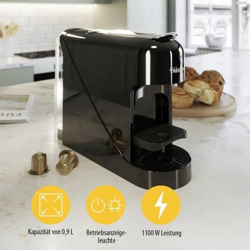 EKSPRES CIŚNIENIOWY DO KAWY KAPSUŁKOWY CZARNY NESPRESSO + KAPSUŁKI 120SZT na Arena.pl