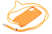 Etui ze sznurkiem RCK do Apple iPhone 16 pomarańczowy
