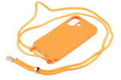 Etui ze sznurkiem RCK do Apple iPhone 16 pomarańczowy