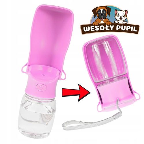 BIDON dla Psa na wodę z miską SKŁADANY 2w1 turystyczna BUTELKA na lato na Arena.pl