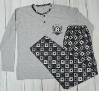 Bawełniana klasyczna piżama męska M