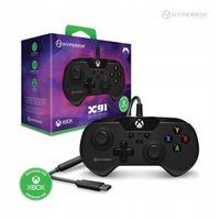 Gamepad przewodowy Hyperkin X91 Wired Controller Black do Xbox, PC