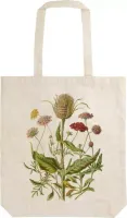 Torba bawełniana na ramię, kwiaty polne