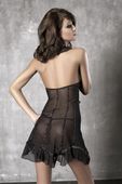bielizna-seduce me black chemise l (czarna halka)