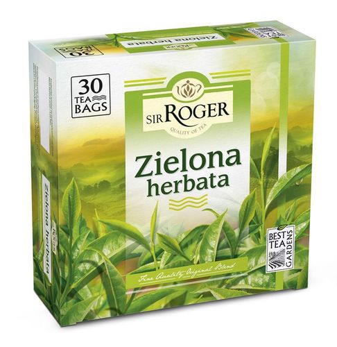 Sir Roger Herbata zielona ekspresowa 30 torebek na Arena.pl