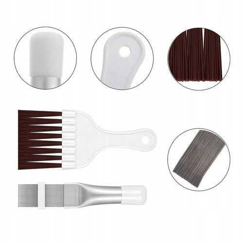 4szt ZESTAW SZCZOTEK GRZEBIENI DO CZYSZCZENIA KLIMATYZACJI SAMOCHODU na Arena.pl