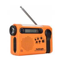 RADIO NA KORBKĘ SOLARNE NA WYPADEK AWARII Z OŚWIETLENIEM FM AM SW