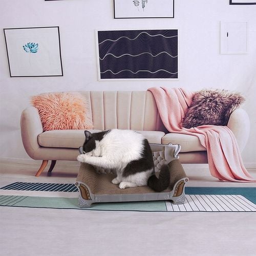 DRAPAK DLA KOTA SOFA LEGOWISKO KARTON TEKTUROWY na Arena.pl