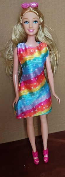 Ubranka dla Lalek SUKIENKA OKULARY BUTY suknia Ciuchy #A1 zdjęcie 6