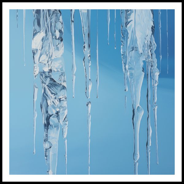 Plakat 70x70cm Kryształowe Sople zdjęcie 3