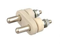 Wtyk grzejny szamotowy ceramiczny 10A 250V prodiż piecyk piekarnik