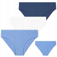 Majtki Figi Dziewczęce Bawełniane Młodzieżowe Prążkowane MORAJ 134-140