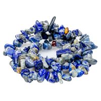 Sodalit sieczka kamyczki na żyłce 3-10mm sznur 80cm