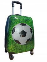 PIŁKARSKA PIŁKA FOOTBALL WALIZKA DZIECIĘCA KABINOWA DZIECI BAGAŻ PODRÓŻNA