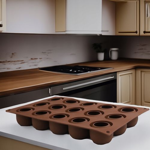 FORMA SILIKONOWA DO MONOPORCJI MASY CUKIERNICZEJ CIASTA CZEKOLADY PRALIN na Arena.pl