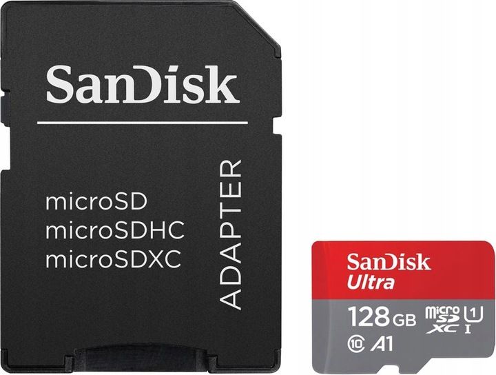 Szybka Karta 140MB/s SanDisk 128GB micro SDXC SD zdjęcie 2