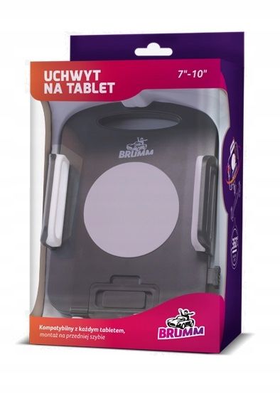 UCHWYT NA TABLET DO SAMOCHODU NA SZYBĘ BRUMM 7''-10'' zdjęcie 2