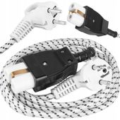 PRZEWÓD KABEL DO PRODIŻA MINI PIEKARNIK ŻELAZKA 1,8m OPLOT