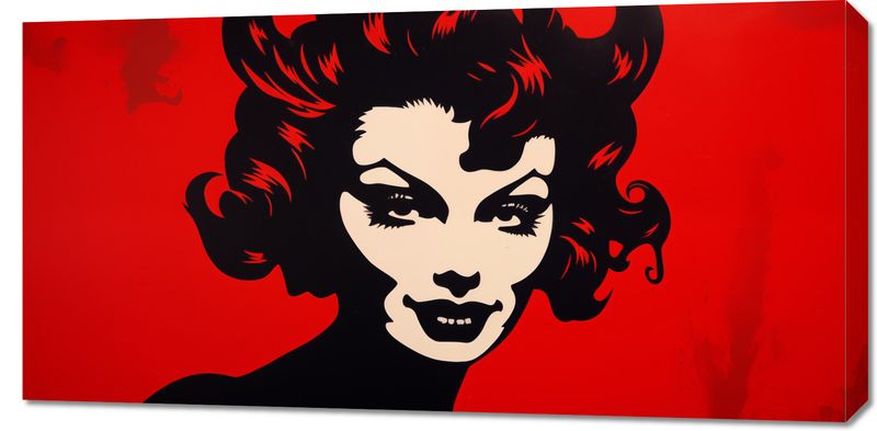 Obraz 100x50cm Czerwona Diablica zdjęcie 1