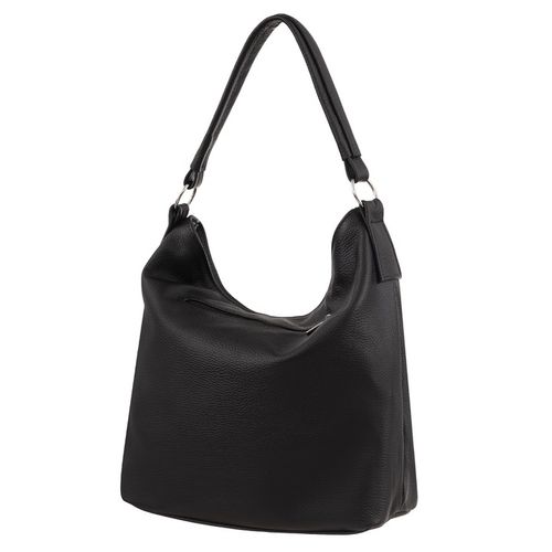 CZARNA TOREBKA SKÓRA NATURALNA WOREK SHOPPER A4 KLASYCZNA TORBA SKÓRZANA na Arena.pl