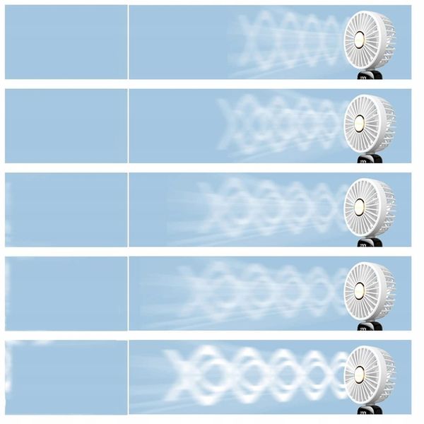 WENTYLATOR RĘCZNY PRZENOŚNY MINI WENTYLATOR Z AKUMULATOR 3000 MAH W PODRÓŻY zdjęcie 4