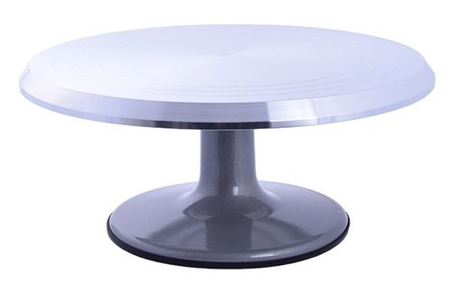 METALOWY Profesjonalny Talerz Obrotowy do Dekorowania Tortów 30cm Patera na Arena.pl