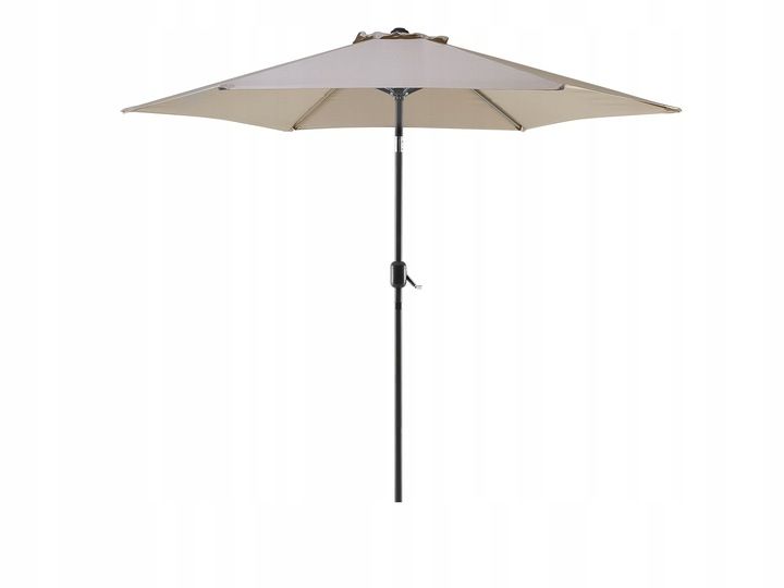 Parasol ogrodowy 270 cm brązowoszary zdjęcie 7