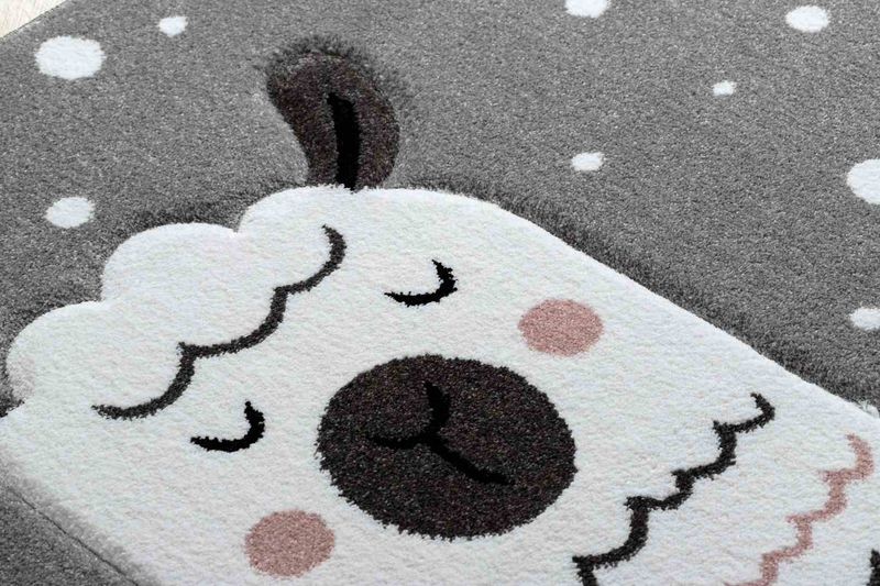 RUG/LU/TINIES/LAMA/GREY/R140 zdjęcie 6