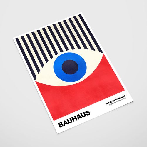 Plakat oko bauhaus 21x29,7 cm A4 na Arena.pl
