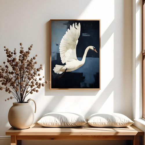 Plakat łabędź abstrakcja obraz 40x50 cm na Arena.pl