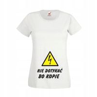 KOSZULKA ciążowa ze znakiem + napis