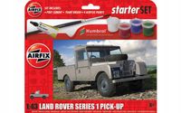 Model do sklejania Land Rover Zestaw Starter Set Farby Pędzel Klej Airfix