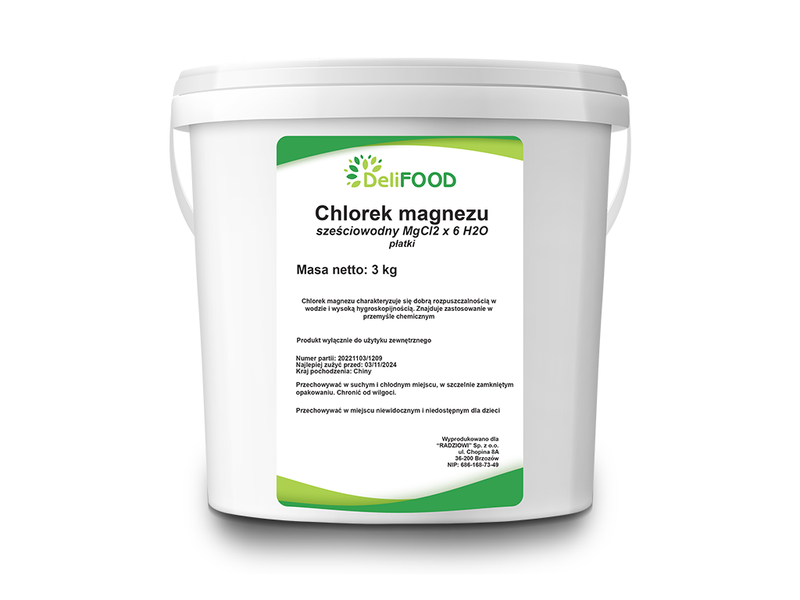 Chlorek Magnezu Sześciowodny 3000g zdjęcie 1