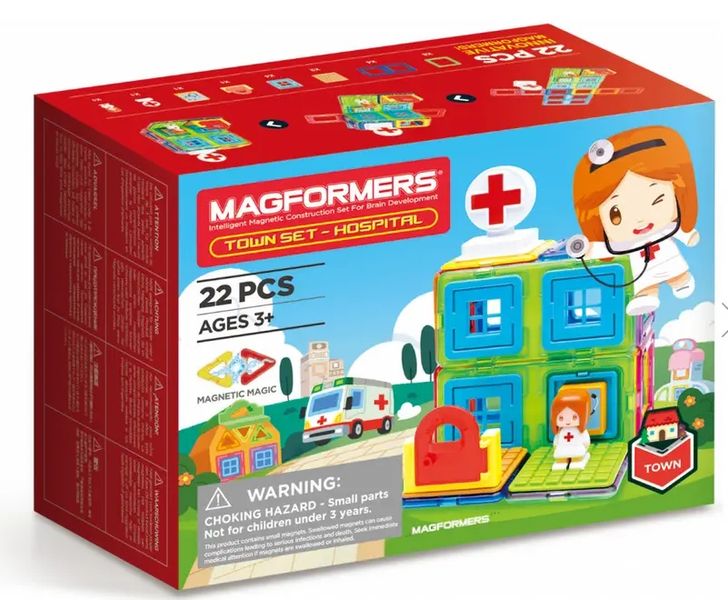 Magformers Town Set Szpital zdjęcie 1