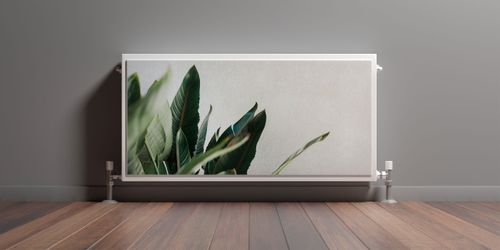 Mata MAGNETYCZNA Na Grzejnik Liście Beton Dekoracja 100cm x 60cm na Arena.pl