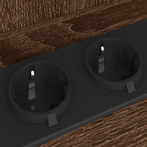 Szafka Nocna 2 pcs Brązowy dąb 38 x 31 x 61 cm na Arena.pl