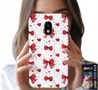 ETUI DO SAMSUNG GALAXY J5 2017 - CZERWONE WSTĄŻKI WSTĄŻKA MODNE WZORY