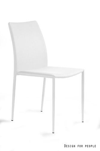 KRZESŁO DESIGN PVC BIAŁY na Arena.pl