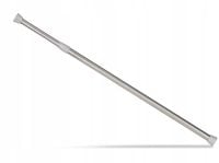Drążek prysznicowy rozporowy Relaxdays 66-110 x 25 mm srebrny