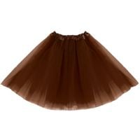 Spódniczka tiulowa brązowa 40cm