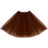 Spódniczka tiulowa brązowa 40cm