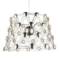 Lampa wisząca WIRE ML246 druciana LED 40W 3000K molekuły nikiel satynowany