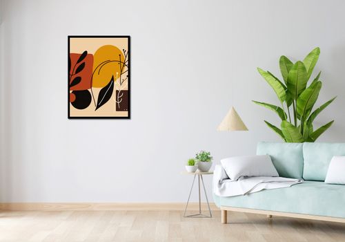 Plakat 60x80cm Ciepłe Kontury na Arena.pl