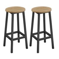 Taborety Barowe 2 szt. - sonoma - LBC032B11