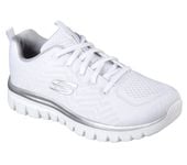 Skechers damskie buty sportowe GRACEFUL-GET CONNECTED 12615/WSL WHITE/SILVER 38