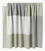 Narzuta z muślinu Hekla 230 x 250 cm kolor Oliwkowy zielony, jasny szary