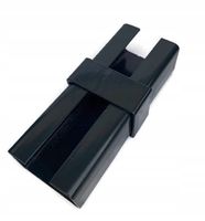 Łącznik słupka ogrodzeniowego 40x60 PRZEDŁUŻKA ANTRACYT