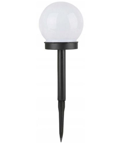 12x Lampa ogrodowa wbijana LED SOLARNA KULA BIAŁA 10 cm na Arena.pl